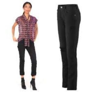 Cabi Slim Boyfriend Jeans (black, white)